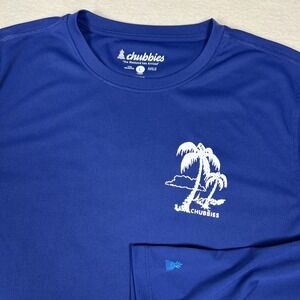 Chubbies Shirt Mens‎ Large Blue Long Sleeve Weekend Has Arrived Graphic
